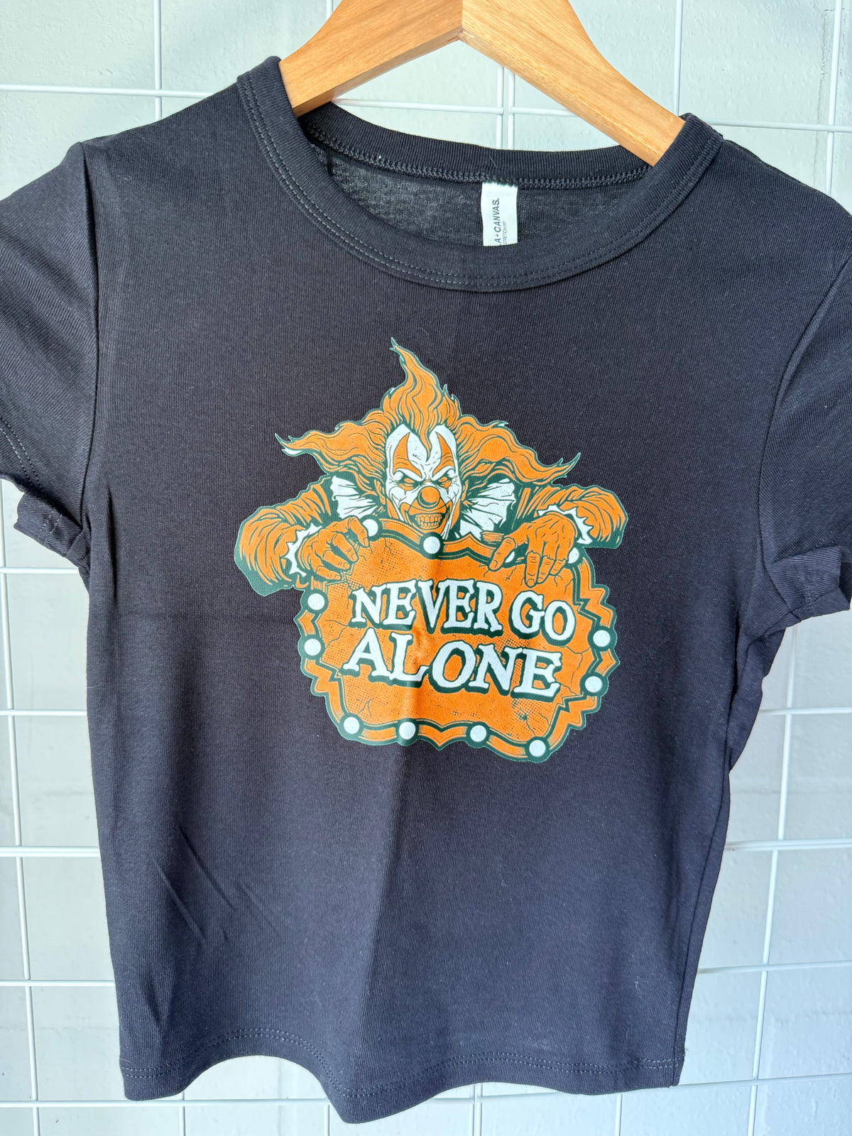 Never Go Alone Baby Tee