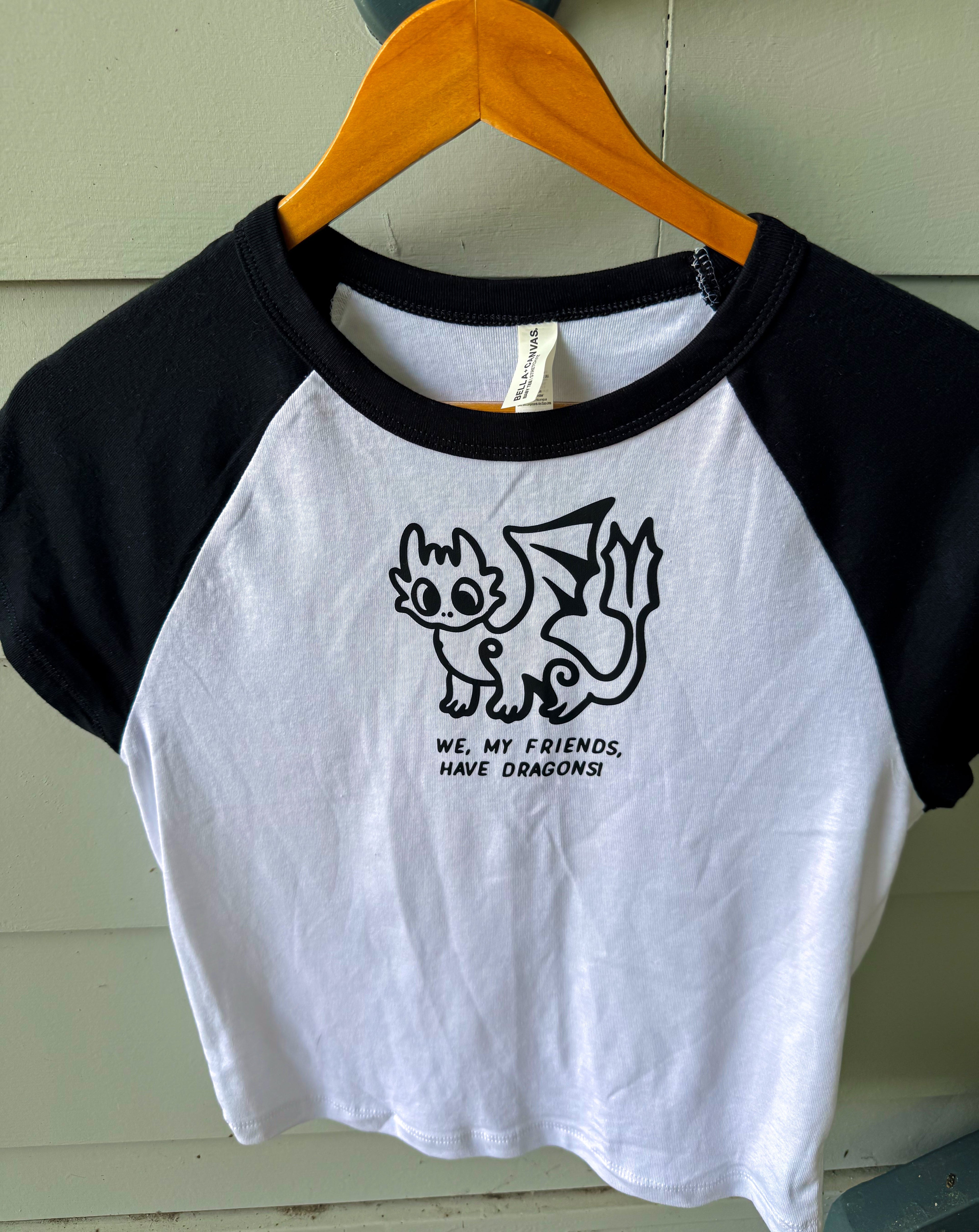 Dragon Raglan Baby Tee