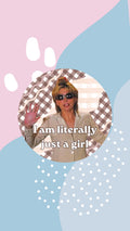 Just A Girl Button