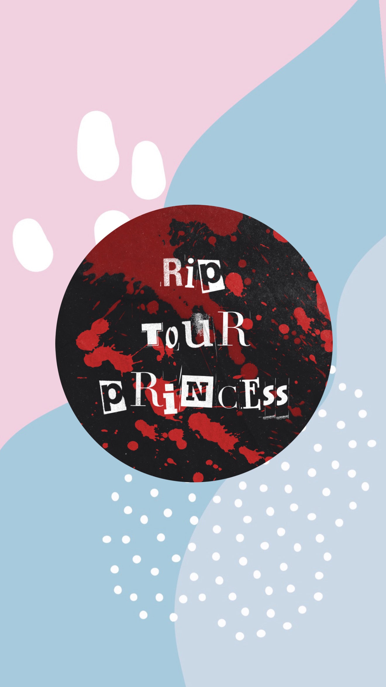 RIP Tour Princess Button