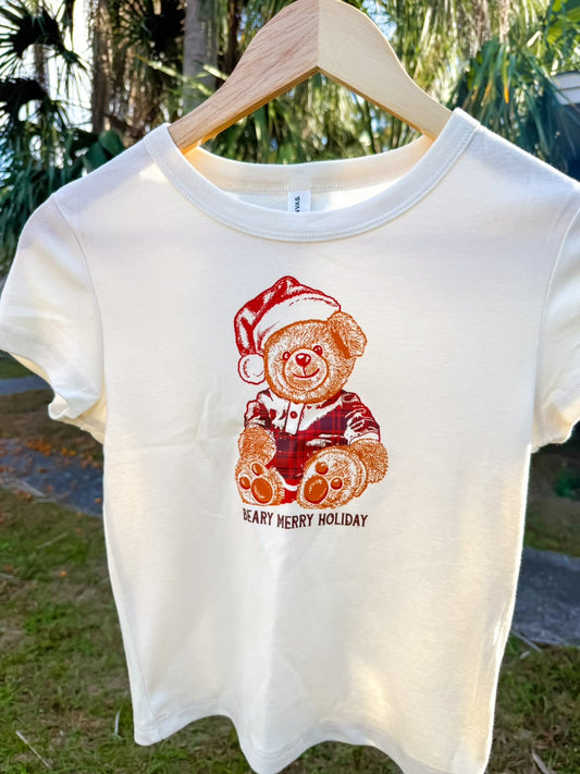 Beary Merry Baby Tee